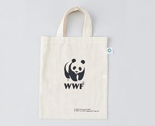 WWFのパンダロゴエコバッグ